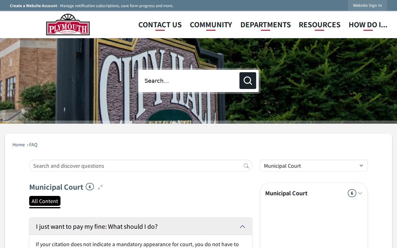 Plymouth court docket FAQ for tickets