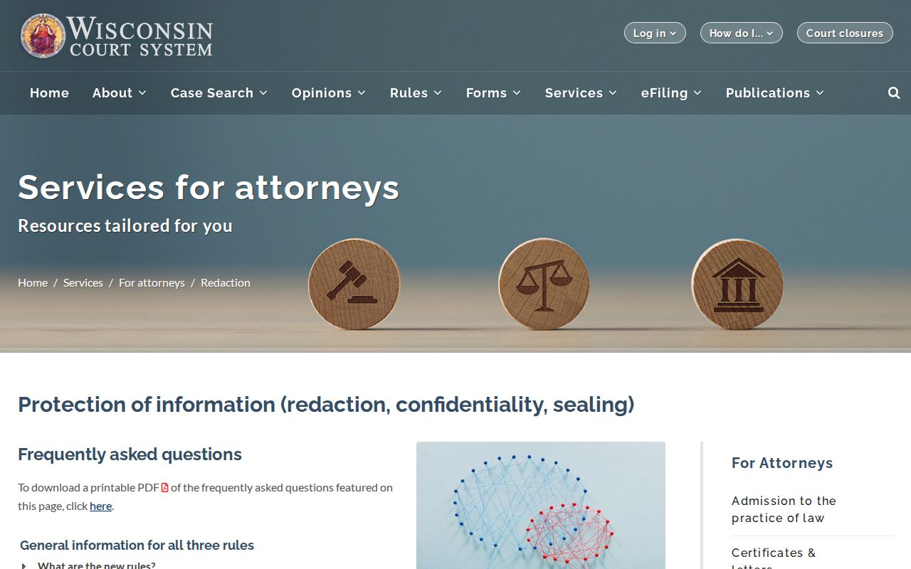 Wisconsin redaction rules for Sheboygan County records